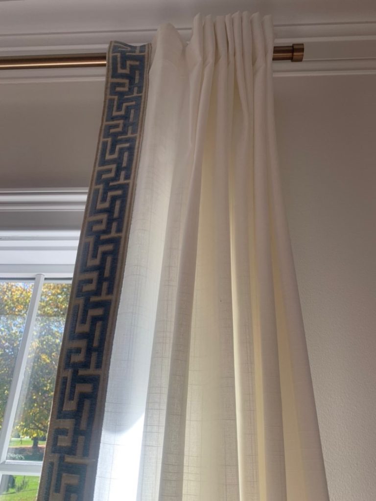 DIY Curtain Tape Trim
