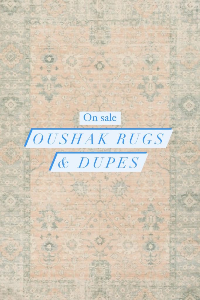 oushak rug dupes home office essential