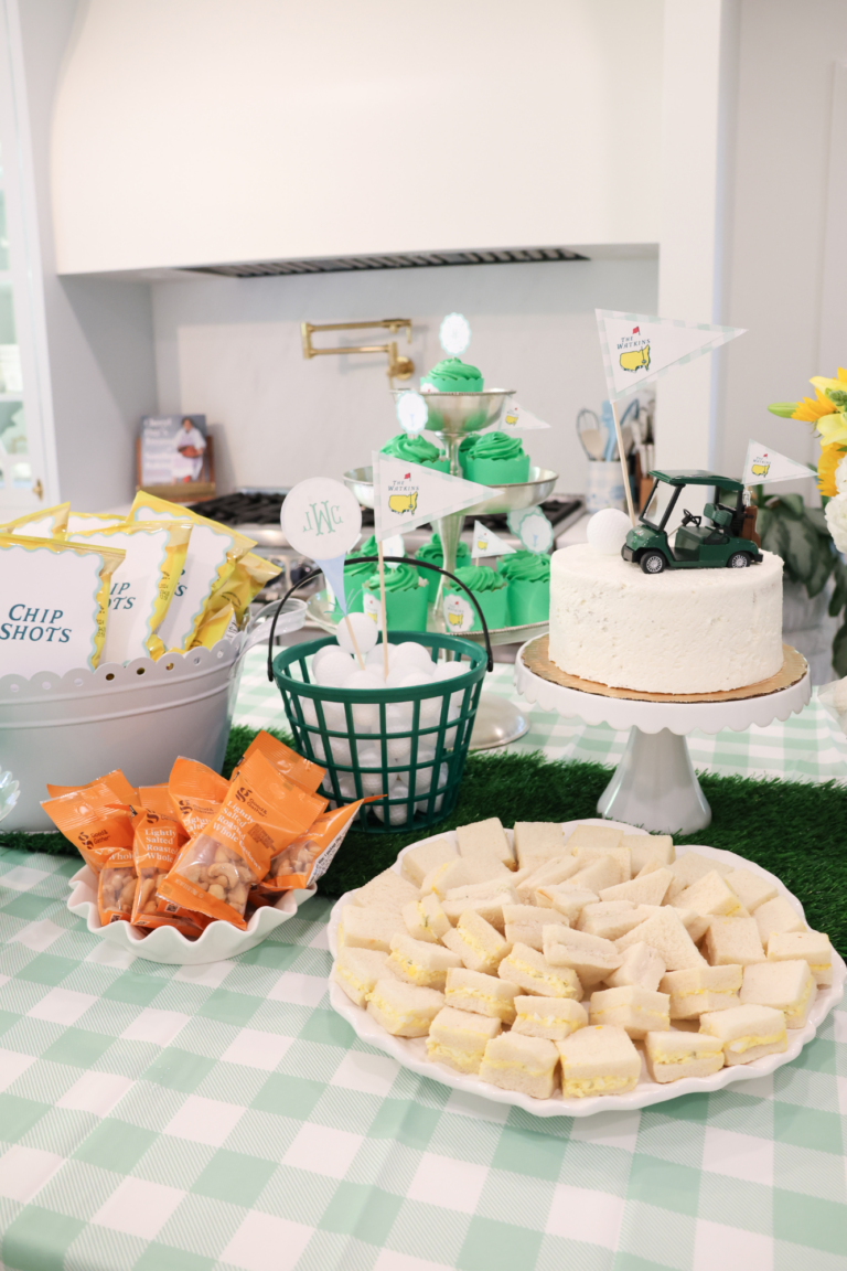 A Masters-Inspired Golf Birthday Party for a Little Gentleman